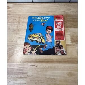 Vintage Peter Pan Book & Record #1926 The Speedy Little Taxi